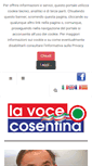 Mobile Screenshot of lavocecosentina.it